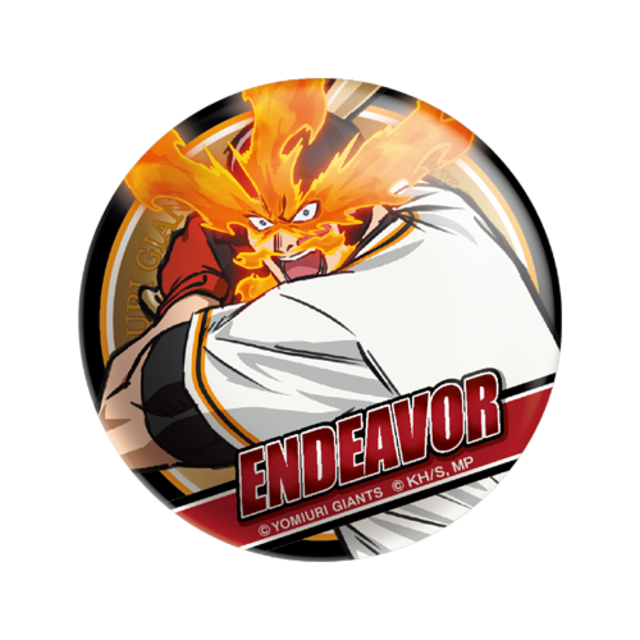 9 5 受注 Giants 僕のヒーローアカデミア 限定イラストトレーディング缶バッジ ジャイアンツオンラインストア