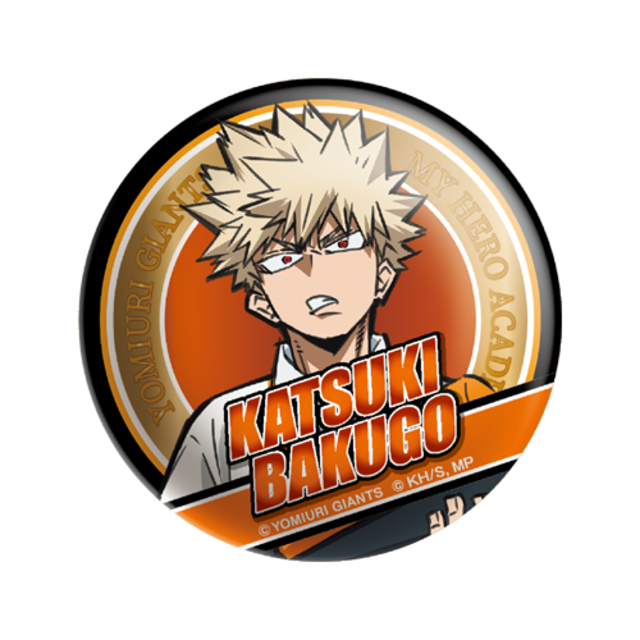 9 5 受注 Giants 僕のヒーローアカデミア 限定イラストトレーディング缶バッジ ジャイアンツオンラインストア